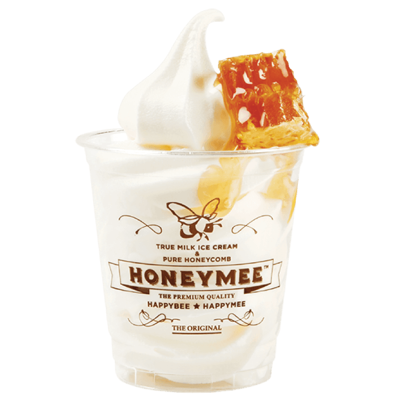 Honeymee — True Milk Ice Cream topped with a natural honeycomb chip
