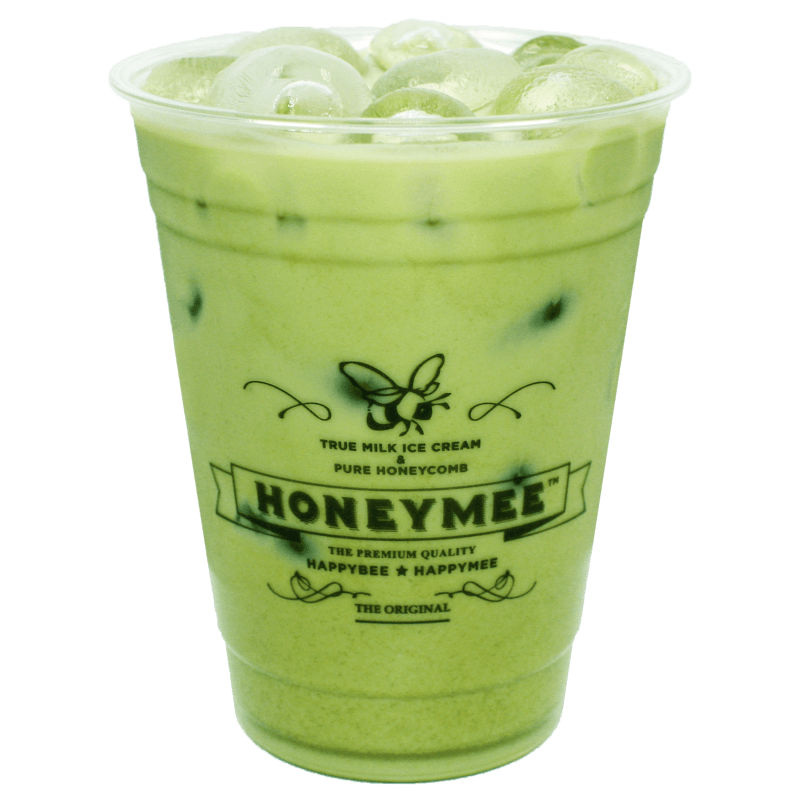 Iced Honey Matcha Latte